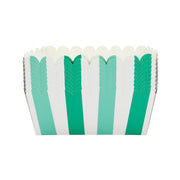 Game Day Green & White Snack Trays (10 Pack)