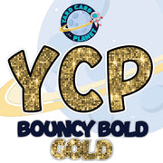 23" Bouncy Bold BB 36 pc. Large Letter Set in Sequin Pattern