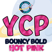 23" Bouncy Bold BB 36 pc. Large Letter Set in Metallic Foil Pattern