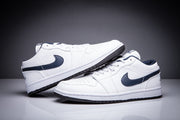 Jordan Air Jordan 1 Low White and Black Sneakers