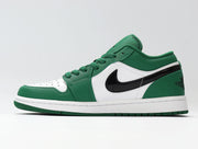Jordan Air Jordan 1 Low White and Green Sneakers 553558-301