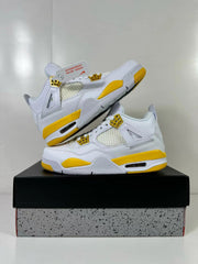 Jordan Air Jordan 4 White Yellow Sneakers AQ9129-102