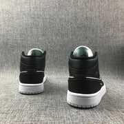 Air Jordan 1 Mid Black and White Sneakers 852542-016