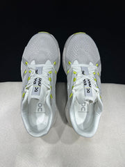 On Cloudeclipse White Green Running Sneakers