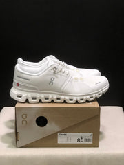 On Cloud 6 White Running Sneakers