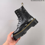 Dr. Martens 1057 Black Platform Lace-Up Boots