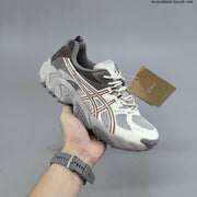 ASICS GEL-NANDI NR Sneakers in Cream, Gray and Brown