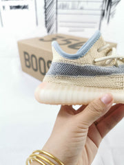 Yeezy 350 V2 Kids Sneakers in Linen Yellow