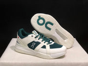 On The Roger Clubhouse Pro Sneakers White Dark Green