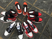 Jordan 1 High Women's Black Orange White Sneakers