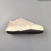 Maison Mihara Yasuhiro Original Sole Low Sneakers, Beige