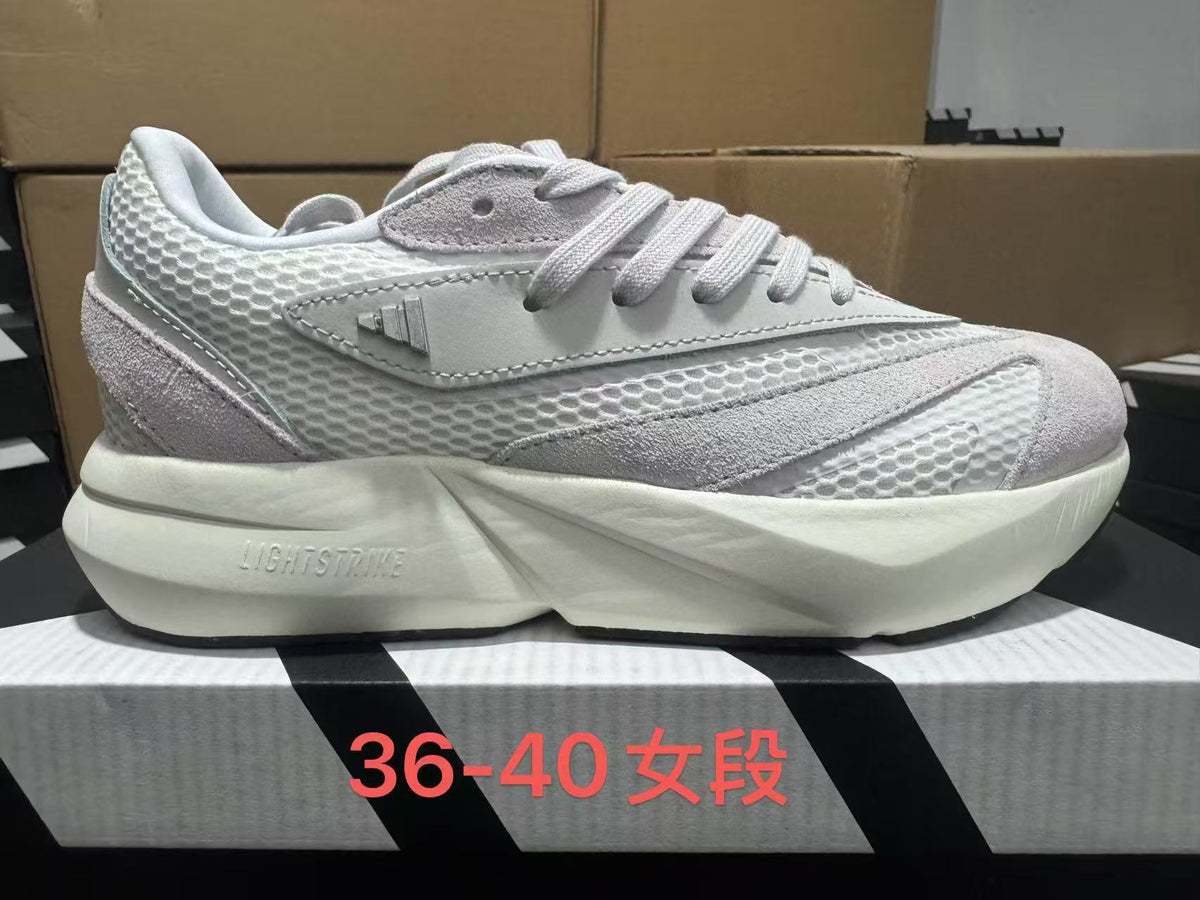 Adidas JH6958 Women's Sneakers, White and Light Gray