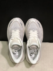 HOKA Stinson 7 White and Gray Sneakers