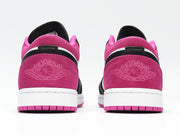 Jordan 1 Low Raspberry Pink Black White Sneakers CK3022-005
