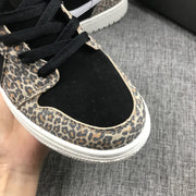 Air Jordan 1 Mid SE GS Leopard Print Sneakers BQ6931-021