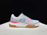 On THE ROGER Advantage Pro Sneakers Light Grey Orange