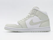 Nike Air Jordan 1 Mid Sneakers White Grey CV5280-103