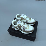 CHANEL 23C Low-Top Sneakers with Mesh Panels