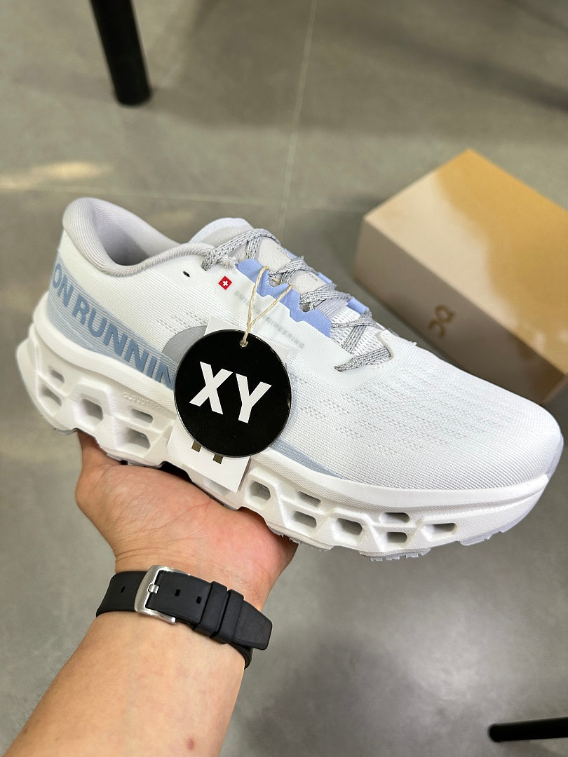 On Running Cloudsurfer Next White Blue Running Shoes