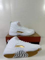 Jordan Air Jordan 12 Phantom White Metallic Gold Sneakers FD9101-007