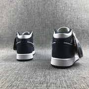Jordan 1 Mid What The Obsidian Sneakers 554724-174