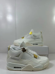 Jordan Air Jordan 4 Metallic Gold Sneakers White AQ9129-170
