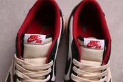 Jordan Air Jordan 1 Low White Black Red Sail Sneakers