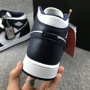 Jordan 1 Mid What The Obsidian Sneakers 554724-174