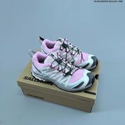Salomon XA PRO 3D Trail Running Shoes in Pink and White