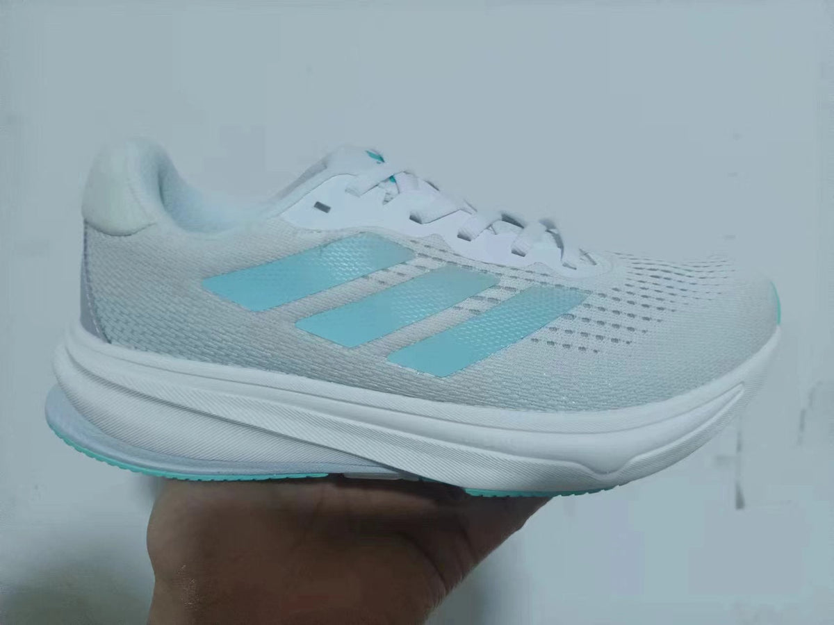 Adidas IG8361 White Running Shoes with Blue Accents