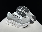On Cloudeclipse Running Shoes, Gray and White