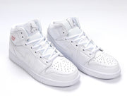 Jordan 1 High White Basketball Sneakers CW7589-100