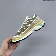 Salomon XT-6 Trail Running Shoes in Olive and Beige