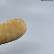 UGG-Style Mini Platform Winter Boots in Chestnut