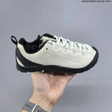 KEEN Jasper Low-Top Outdoor Sneakers, Cream and Black, 1022266