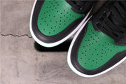 Air Jordan 1 High Pine Green Black Sneakers 555088-030