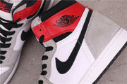 Air Jordan 1 High Light Smoke Grey Sneakers 555088-126