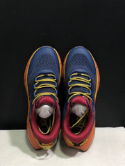 HOKA Skyline Float X Trail Sneakers Navy Orange