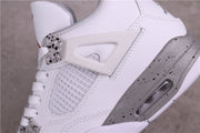 Jordan Air Jordan 4 CT8527-100 White Gray Speckled Sneakers
