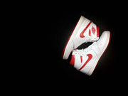 Nike Air Jordan 1 High White Red Sneakers