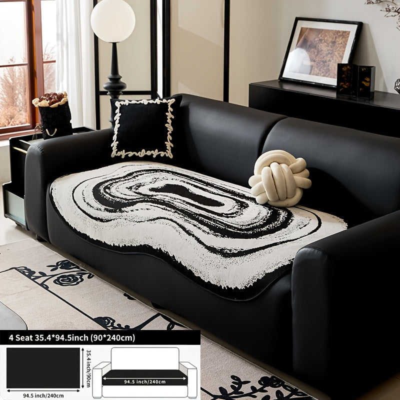 Luxury Spiral Sofa Cushion | Versatile, Easy-to-Clean Polyester Cover, Suitable for Various Sofa Types, Protects from Pet Scratches and Drawings