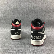 Air Jordan 1 High OG Black White Red Sneakers