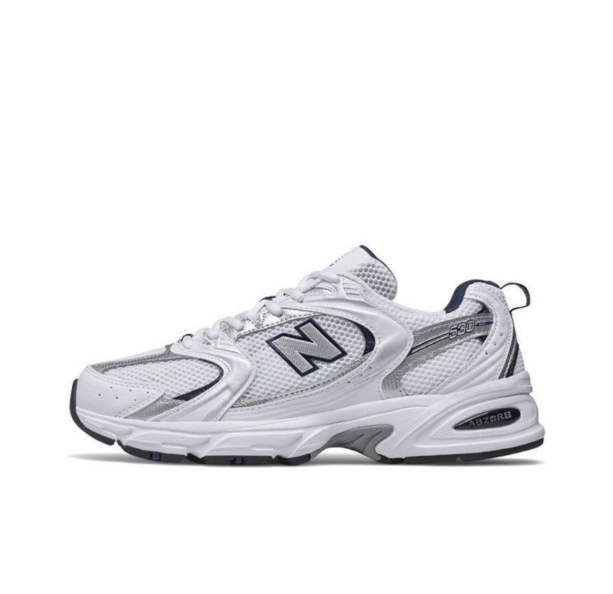 New Balance 530SG White and Silver Sneakers