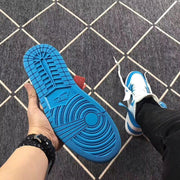 Air Jordan 1 High Off-White University Blue Sneakers