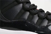 Air Jordan 11 Retro 72-10 Black and White High-Top Sneakers
