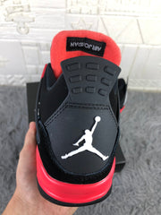 Jordan Air Jordan 4 Tattoo Black Red Sneakers CT8527-016