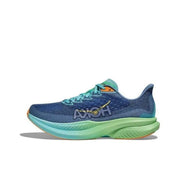 HOKA Mach 6 Running Shoes in Blue and Green