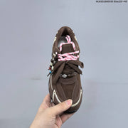 GG-CC G25X4391 Brown Platform Low-Top Sneakers