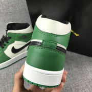 Jordan Air Jordan 1 Mid Celtics White Green Black Sneaker 852542-301