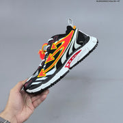 Off-White Be Right Back Low-Top Sneakers in Black and Orange